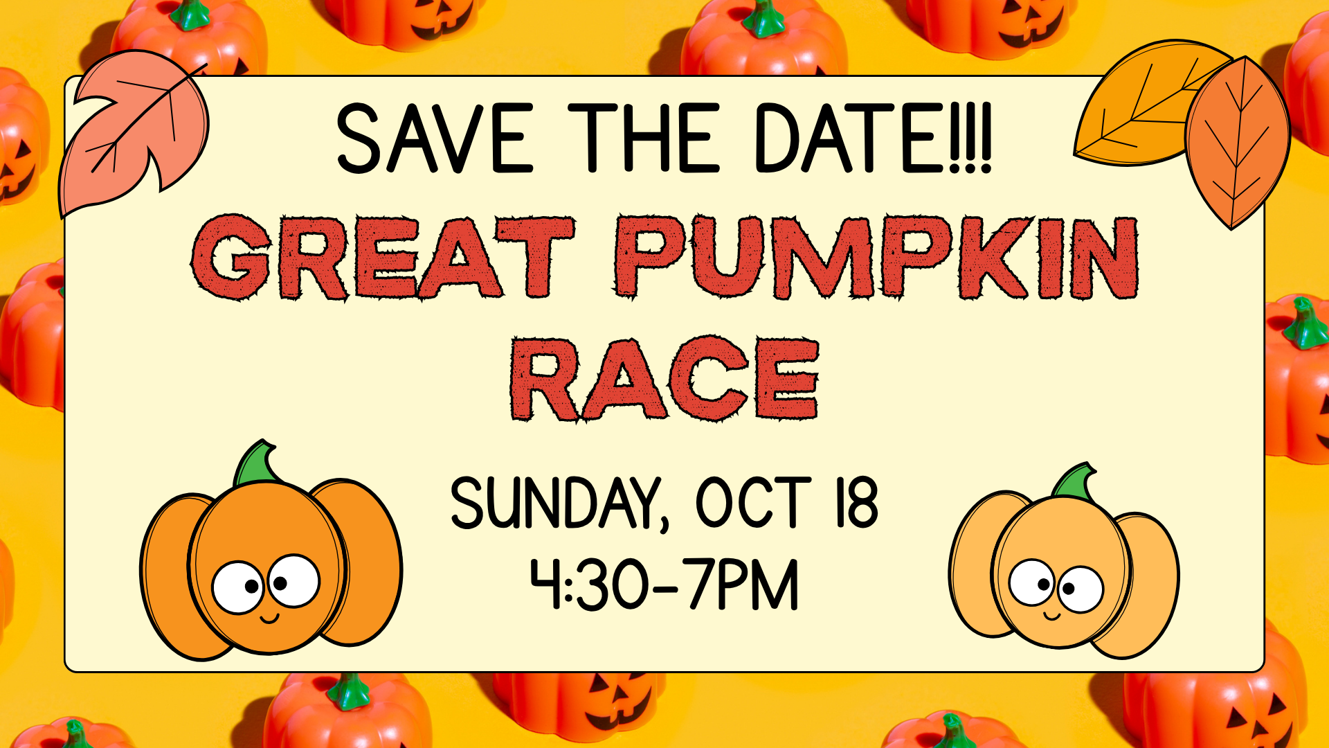 Great Pumpkin Race